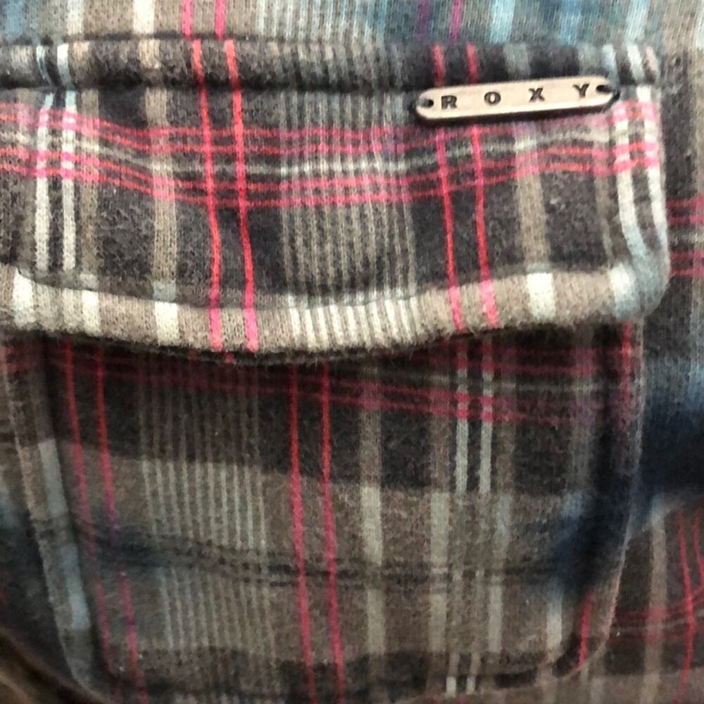 Retro Roxy Bleachers Sweatshirt Jacket Size Large - Picture 8 of 11